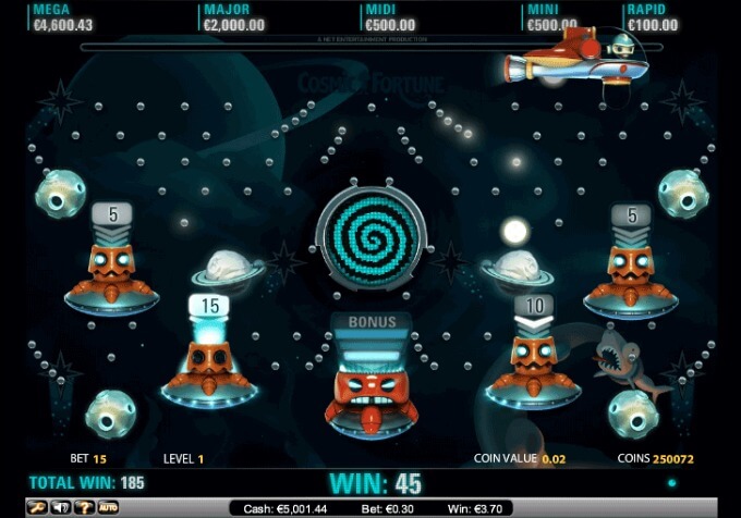 Play Cosmic Fortune slot at InstaCasino Play Cosmic Fortune slot at InstaCasino
