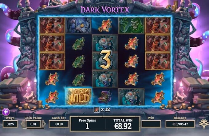 Dark Vortex slot free spins