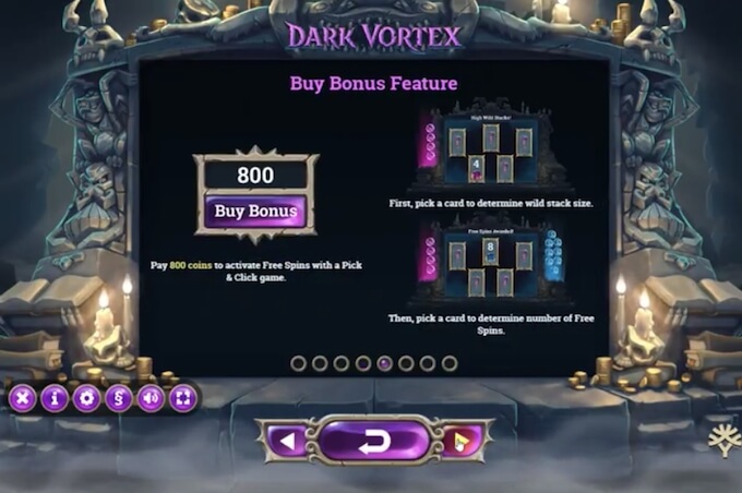 Dark Vortex slot buy a bonus