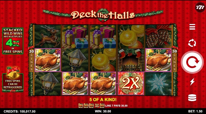 Deck the halls turkey win 