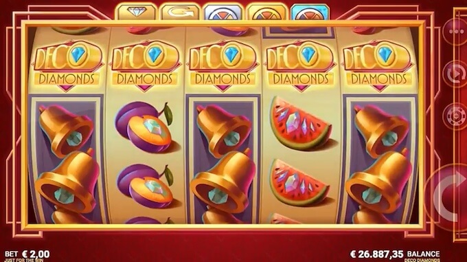 Deco Diamonds slot_reels