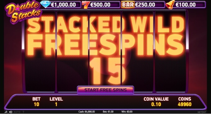 Double Stacks slot free spins