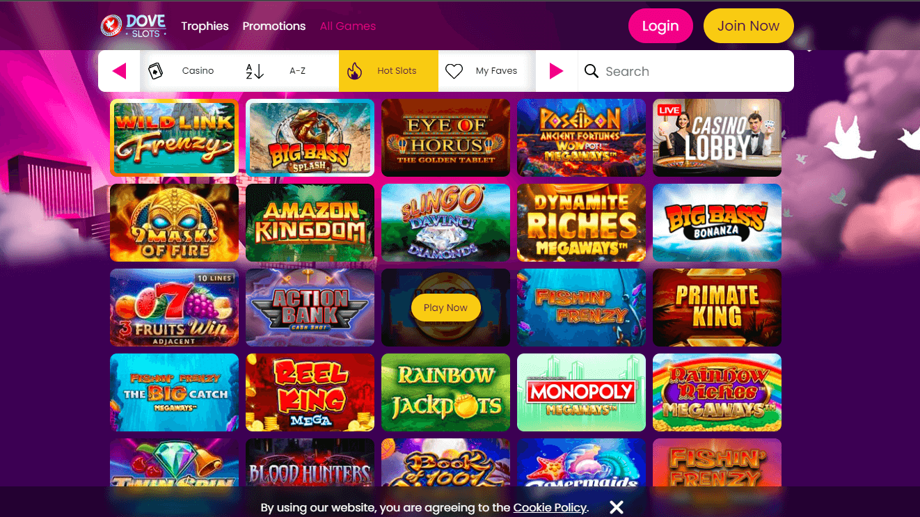 Dove Slots Games UK