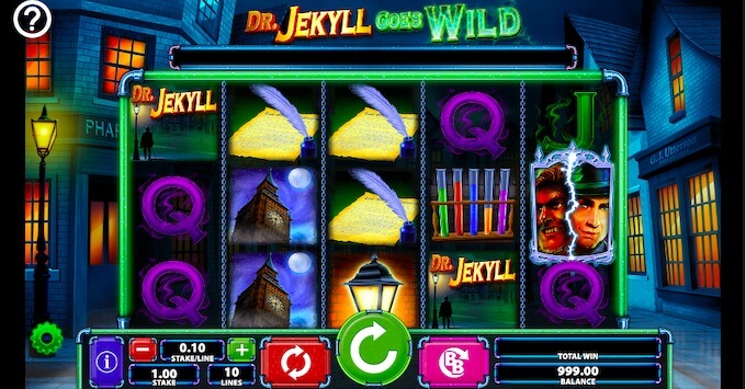Dr Jekyll goes wild slot 