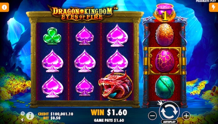 Dragon Kingdom Eyes of Fire slot UK