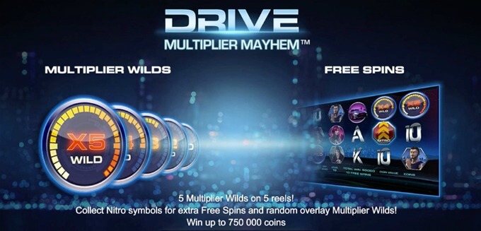 Play Drive: Multiplier Mayhem slot at Mr Green casino