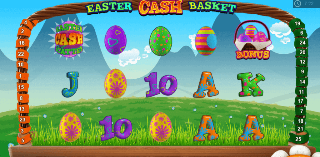 Easter Cash Basket Slot reels