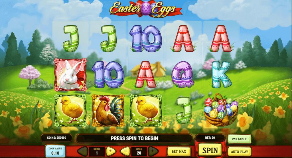 Easter Eggs online slot by Play'n GO