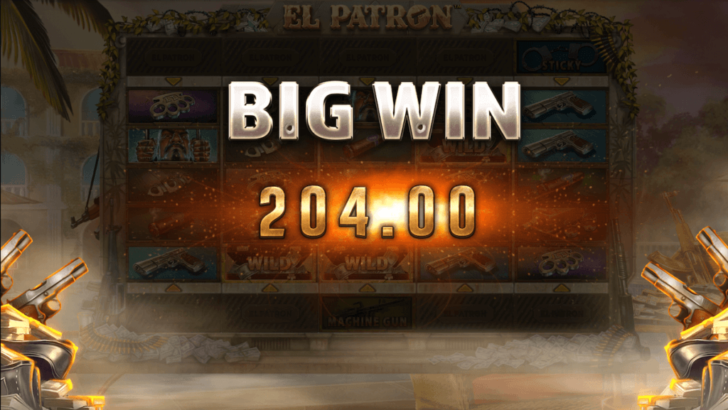 Big win online slot El Patron