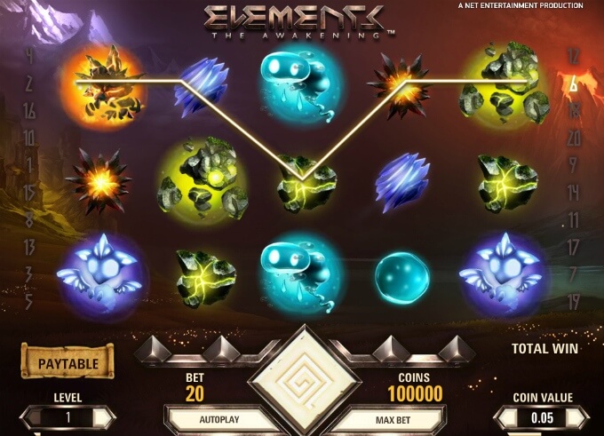 Play Elements: The Awakening slot at Dunder Casino