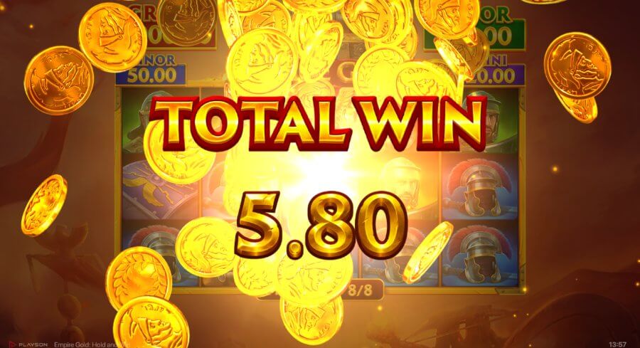 Empire Gold Hold and Win win
