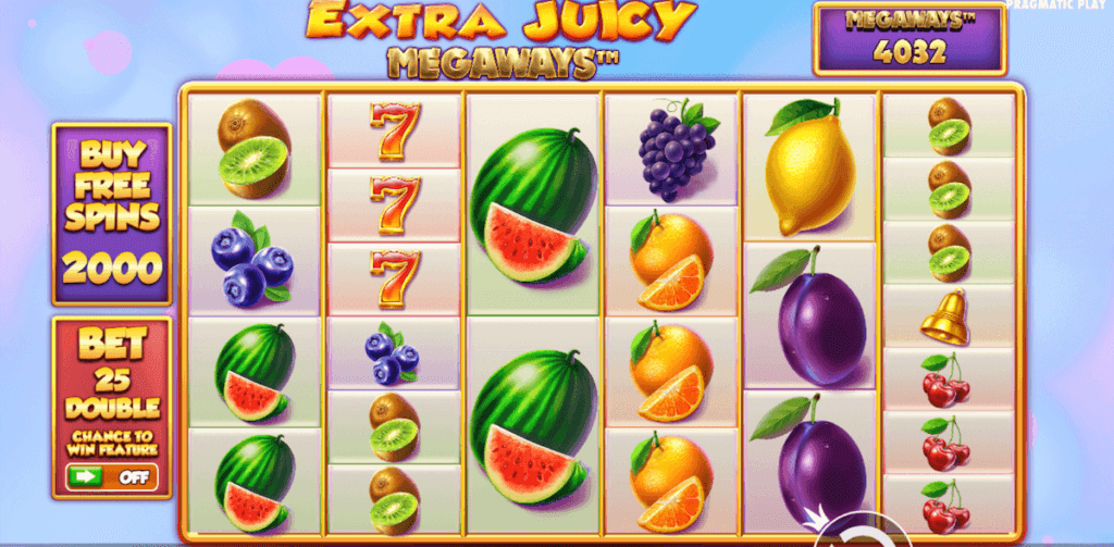 Extra Juicy Megaways online slot by Pragmatic Play
