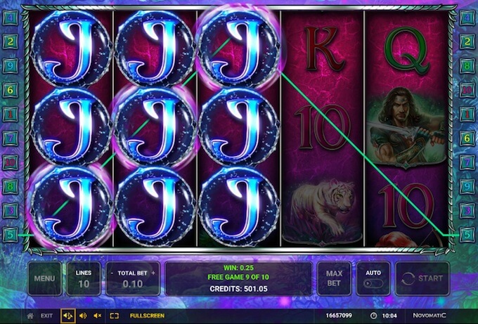 Eye of the Dragon slot free spins