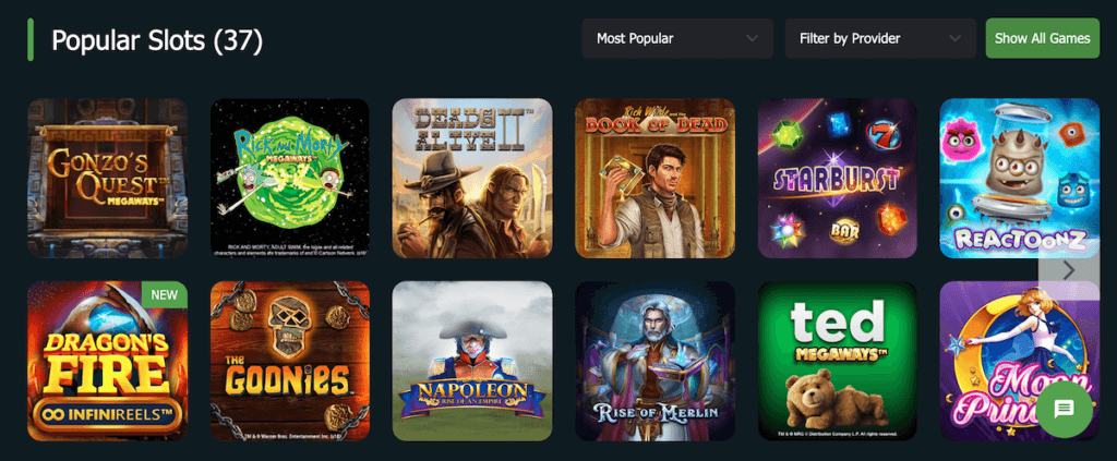 Fansbet Casino Games
