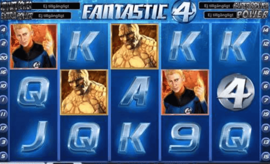 Play Marvel's Fantastic Four Online Slot by Playtech at UK casinos
