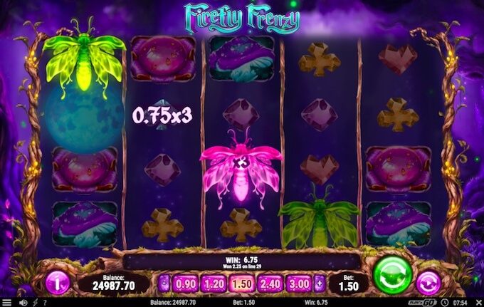 Firefly Frenzy slot wilds