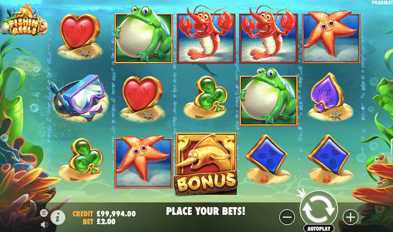 fishin reels slot review