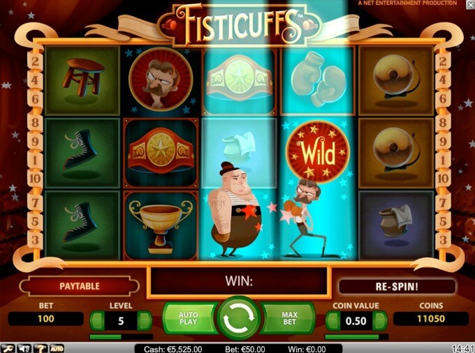 Play Fisticuffs slot at LeoVegas casino