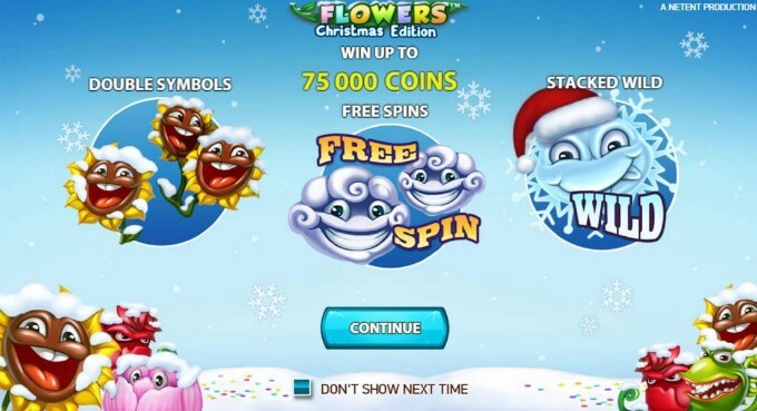 Play Flowers Christmas Edition slot at Mr Green casino