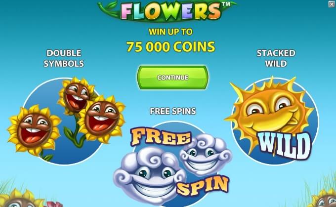 Play Flowers slot at Dunder Casino