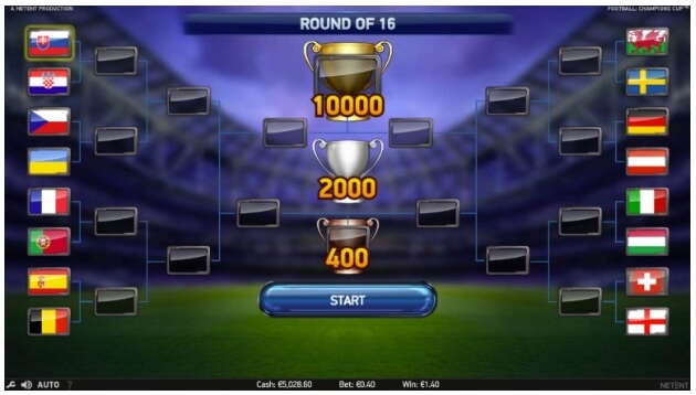 Play Football: Champions Cup slot on Casumo casino