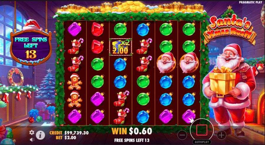 Free Spins Santa's Xmas Rush 
