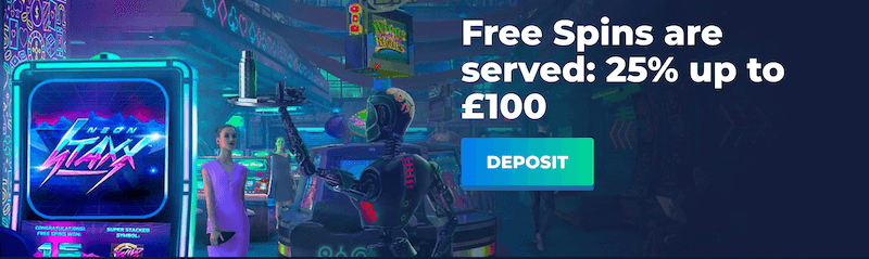 Casino Planet free spins bonus banner