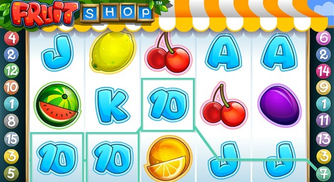 Play Fruit Shop slot at Mr Green casino