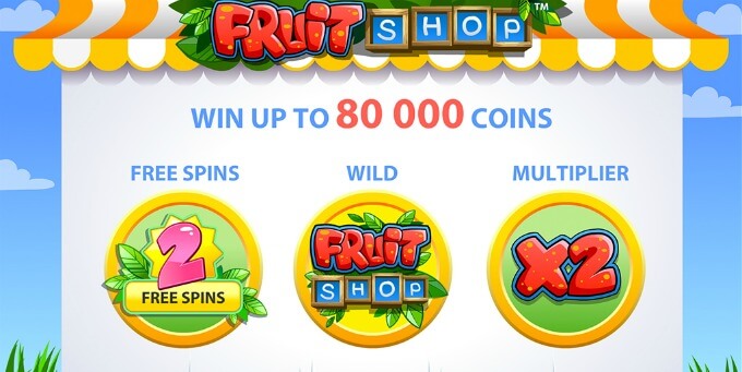 Play Fruit Shop slot at LeoVegas casino