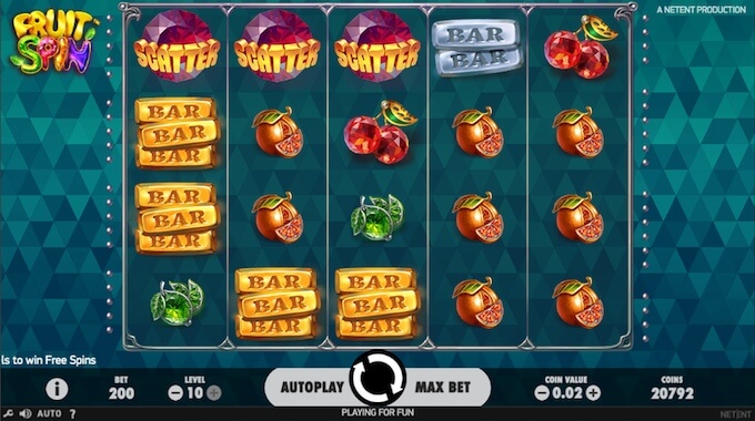 Fruit Spin slot reels