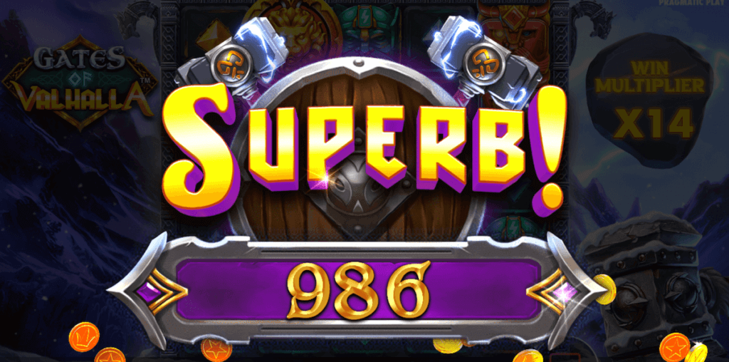 Big payouts on Gates of Valhalla online slot