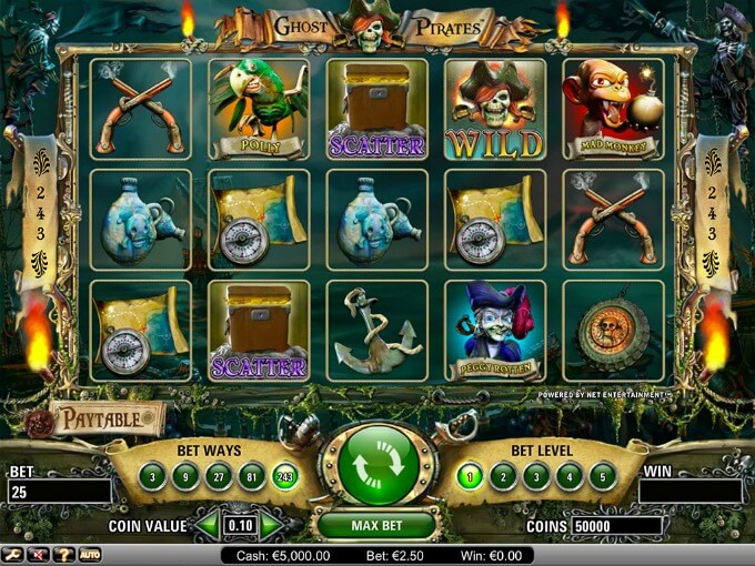 Play Ghost Pirates slot at Casumo Casino