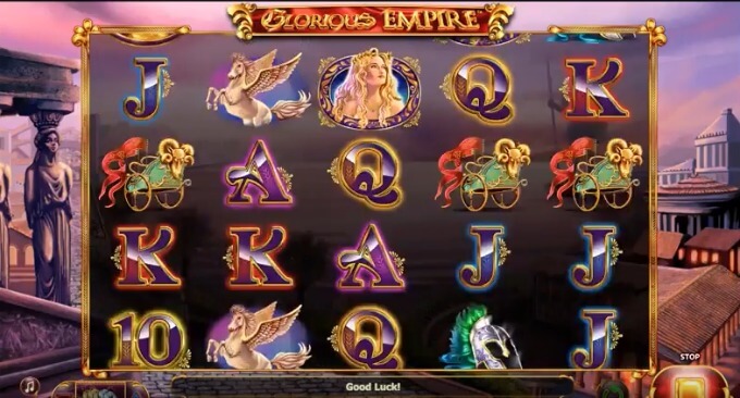 Play Glorious Empire slot at Mr Green casino