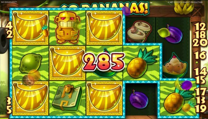 Play Go Banans slot at Mr Green Casino