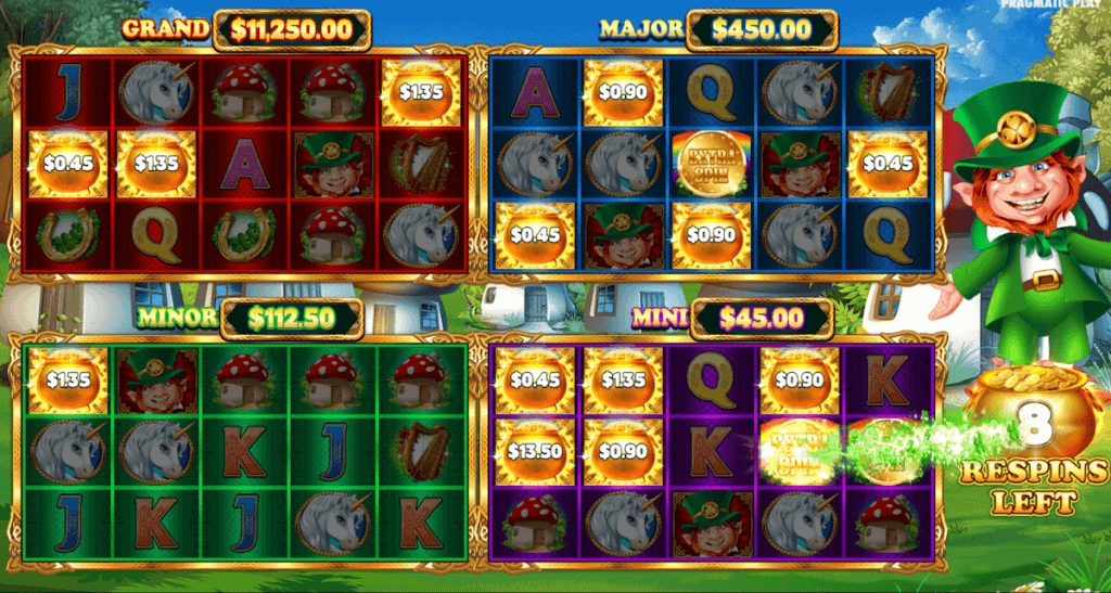 Jackpot feature in Pragmatic Play's Gold Party online slot