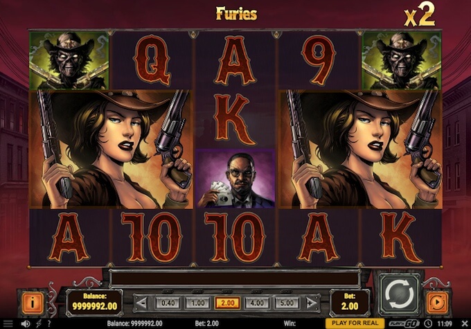 Golden Colt slot furies feature