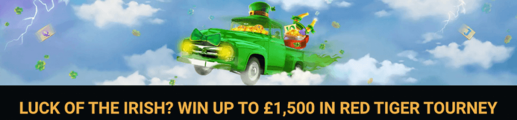 St Patrick's Day promotional offer at Goliath Casino