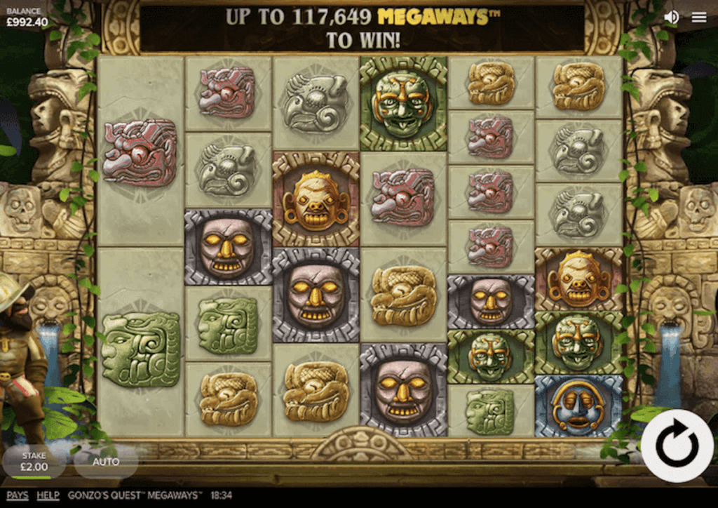 Gonzo's Quest Megaways online slot
