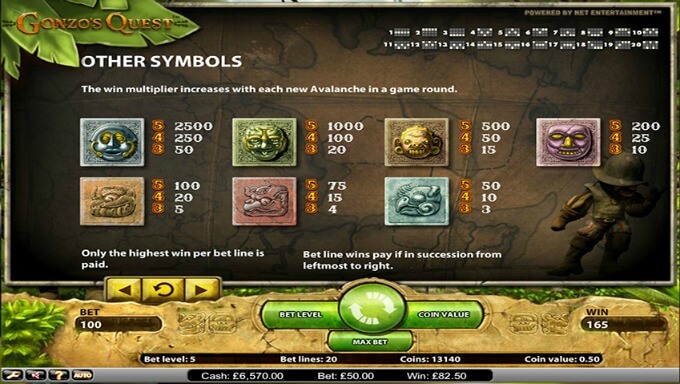 Play Gonzo's Quest slot on Casumo casino