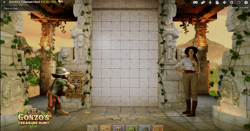 Gonzo's Treasure Hunt - Turning the magic key