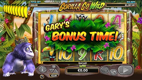 Play Gorilla Go Wild and get welcome bonus on Mr Green casino