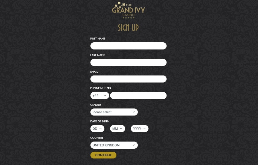 The Grand Ivy registration