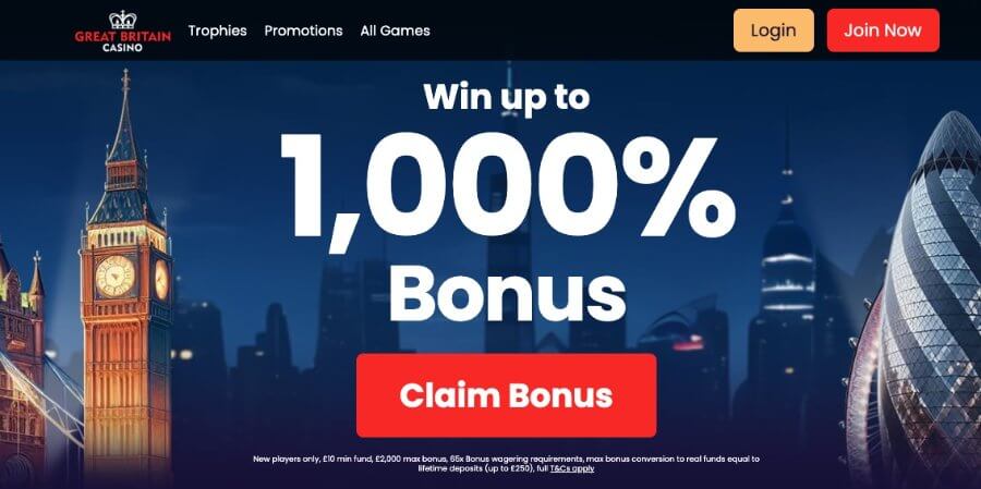 Welcome bonus details