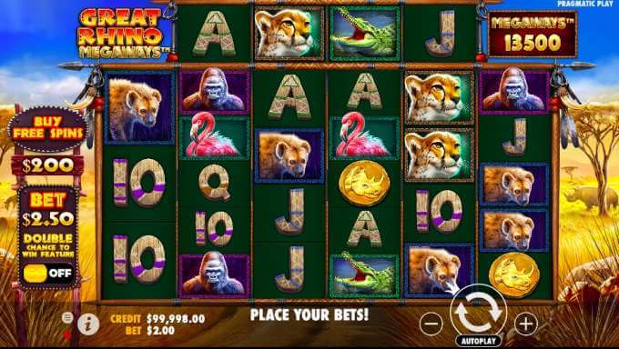 Great Rhino Megaways pragmatic play Slot Great Rhino Megaways