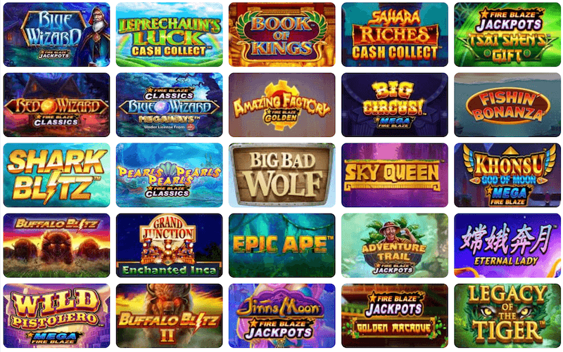 Great Britain Casino - Slots selection