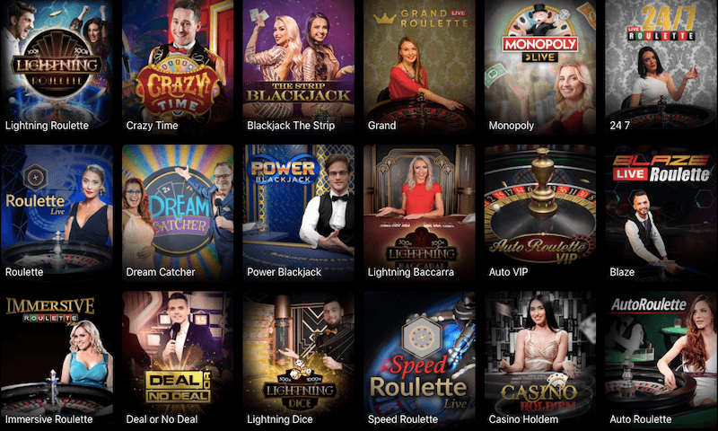 Try out some of the best Live casino games in the industry at Griffon Casino.