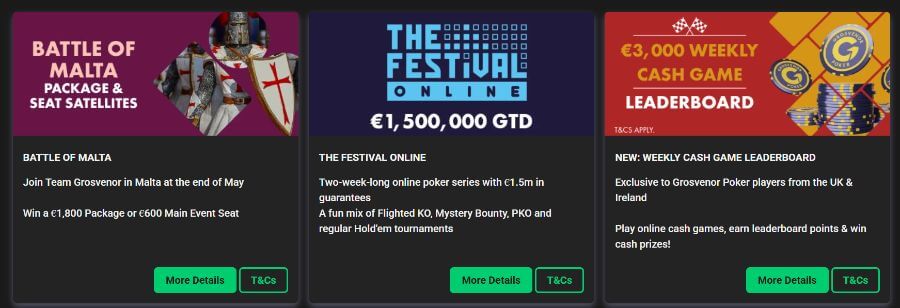 grosvenor casino poker site