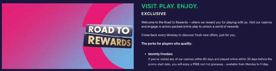 Grosvenor Casino rewards