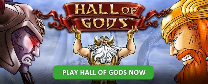 Play Hall of Gods slot on SuperLenny casino