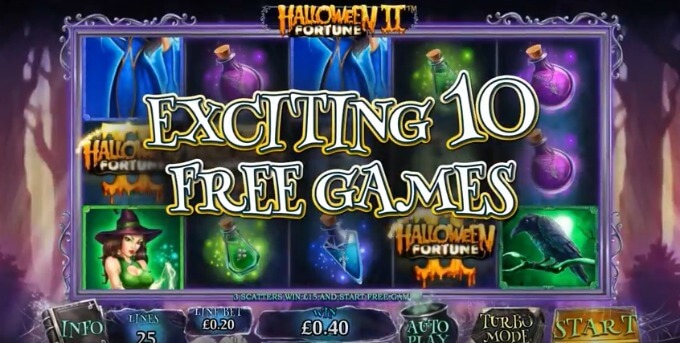 Play Halloween Fortune II slot at ComeOn casino 